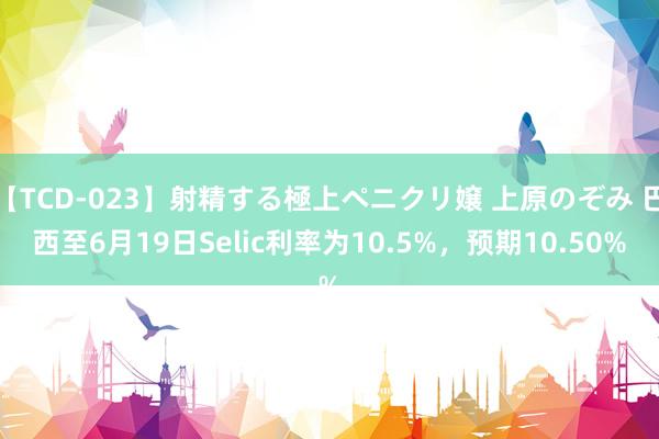 【TCD-023】射精する極上ペニクリ嬢 上原のぞみ 巴西至6月19日Selic利率为10.5%，预期10.50%